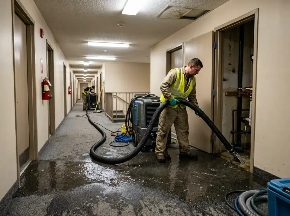 multi-unit-apartment-hallway-f-005 — frequently asked questions, Emergency Burst Pipe Water Extraction & Removal in Monroe M…